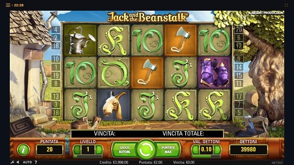 Jack and the Beanstalk slot demo
