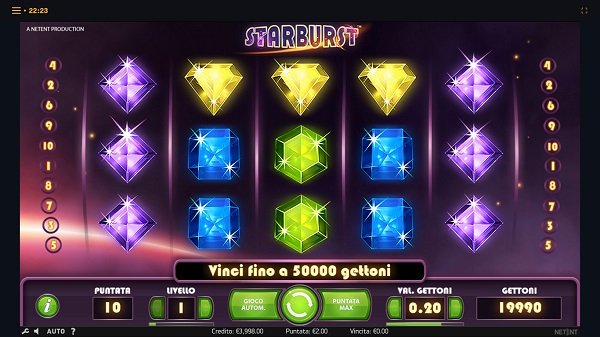 Starburst Slot Machine for Norwegian casino players